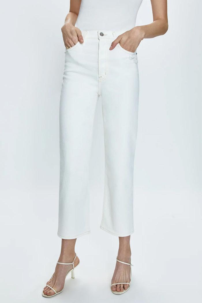 CASSIE CROP SUPER HIGH RISE STRAIGHT JEAN Product Image