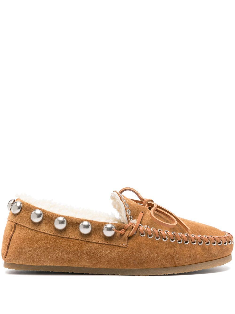 ISABEL MARANT Fitza Shearling Loafer In Neutrals Product Image