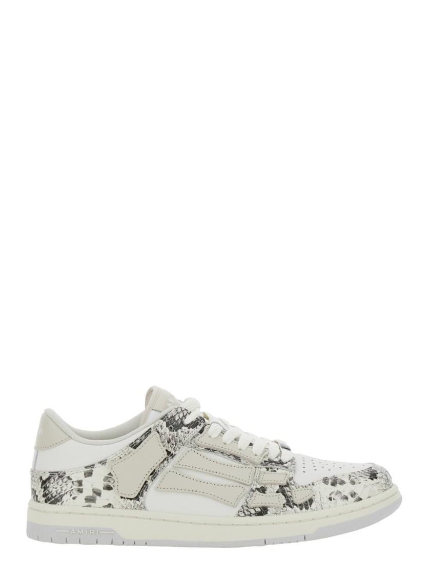 AMIRI Snake Skel Sneakers In 271 Alabaster Product Image