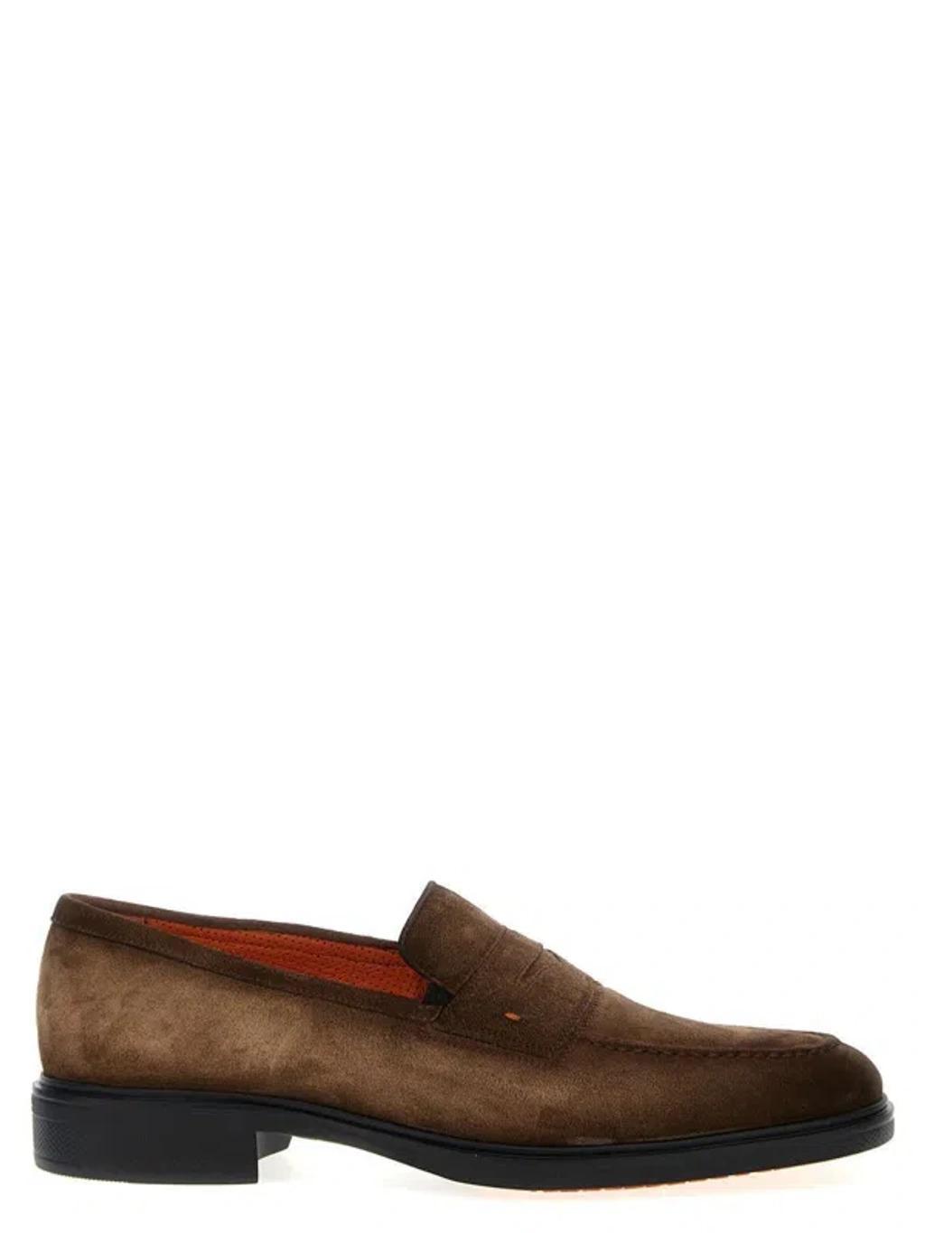 SANTONI Loafers In Brown Product Image