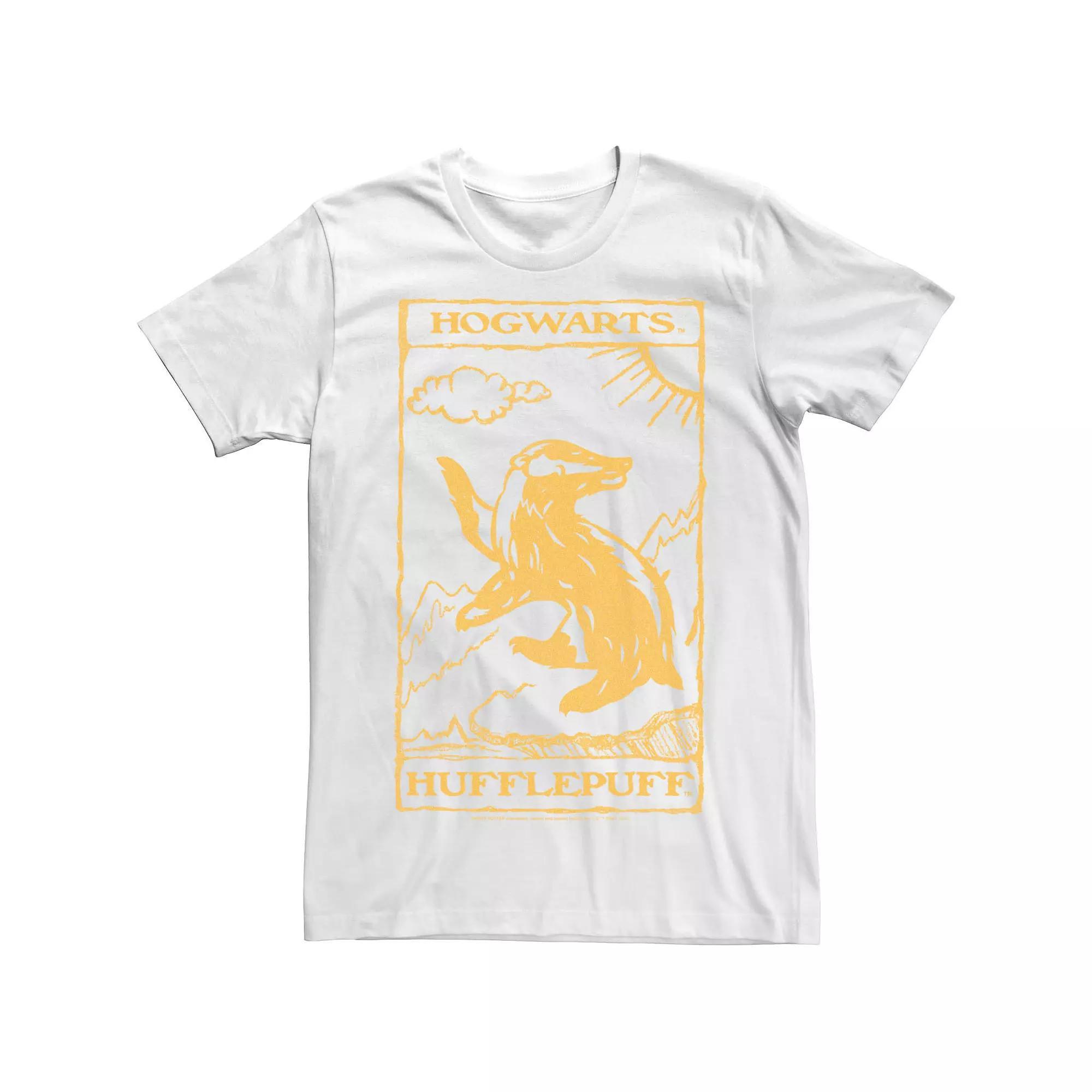 Men's Harry Potter Hufflepuff Tarot Playing Card Tee,  Product Image