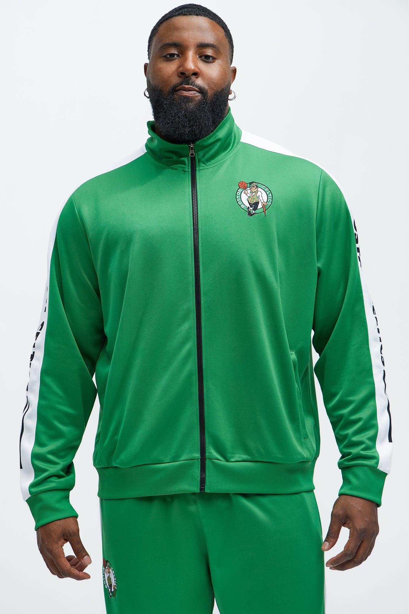 Celtics Stand By Track Jacket - Kelly Green Male Product Image