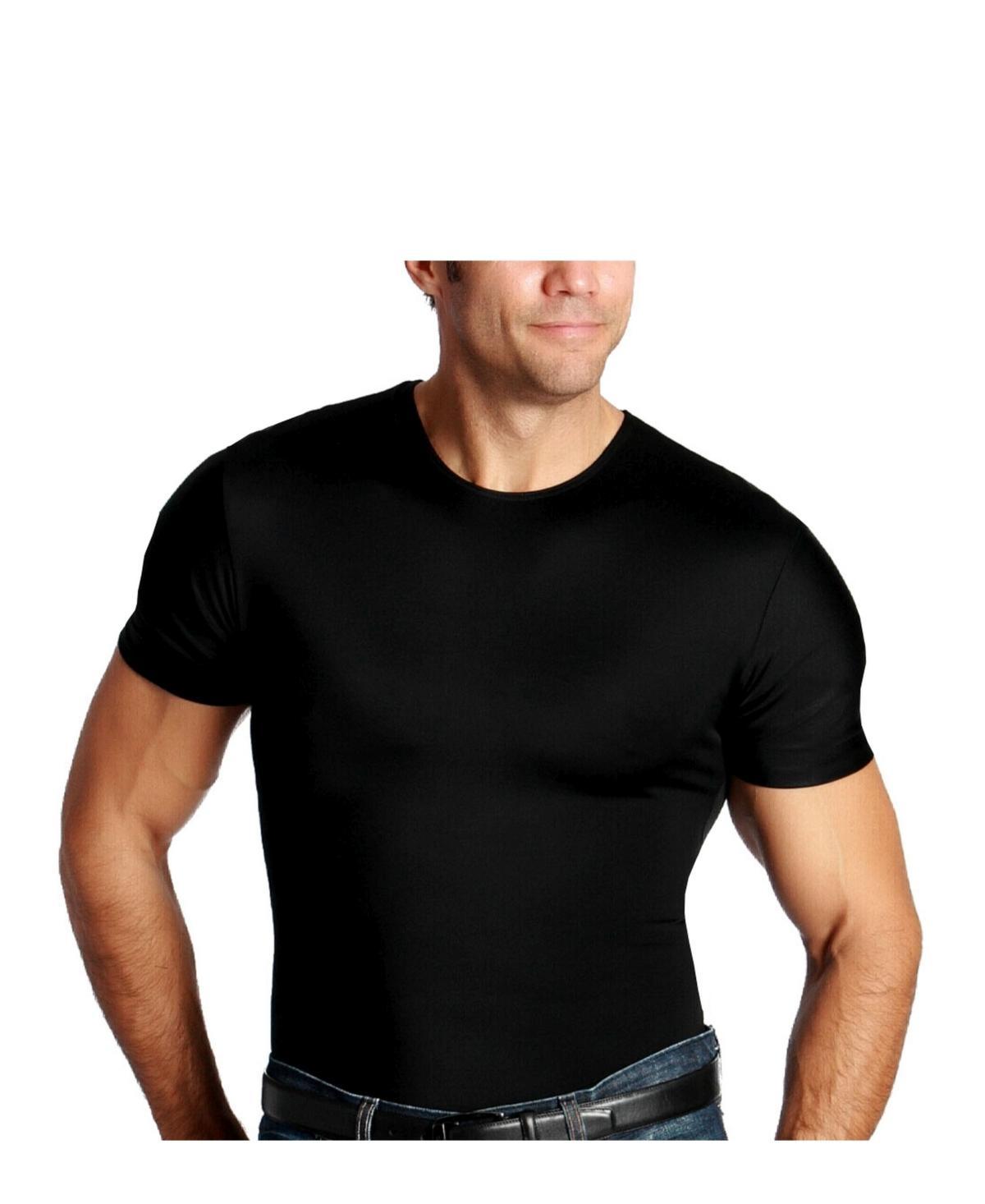 Mens Big & Tall Insta Slim Compression Short Sleeve Crew-Neck T-Shirt Product Image