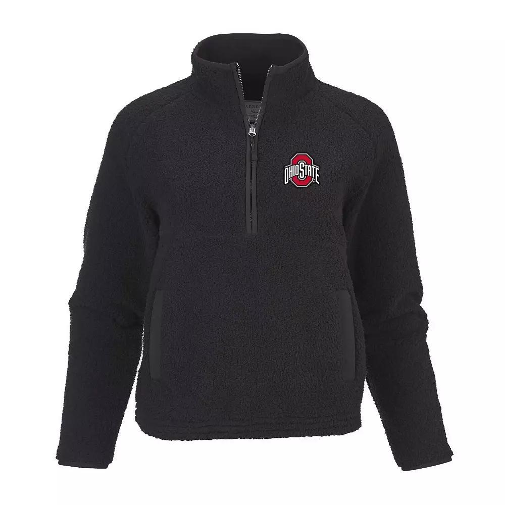 Women's Black Ohio State Buckeyes Everest Half-Zip Top, Size: XS Product Image