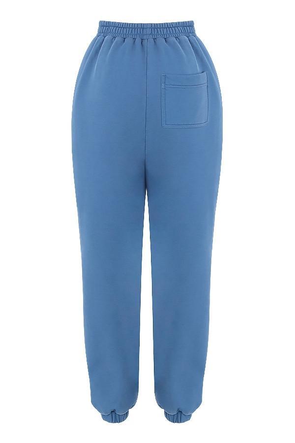 Sky  azure fleece back jogging trouser Product Image