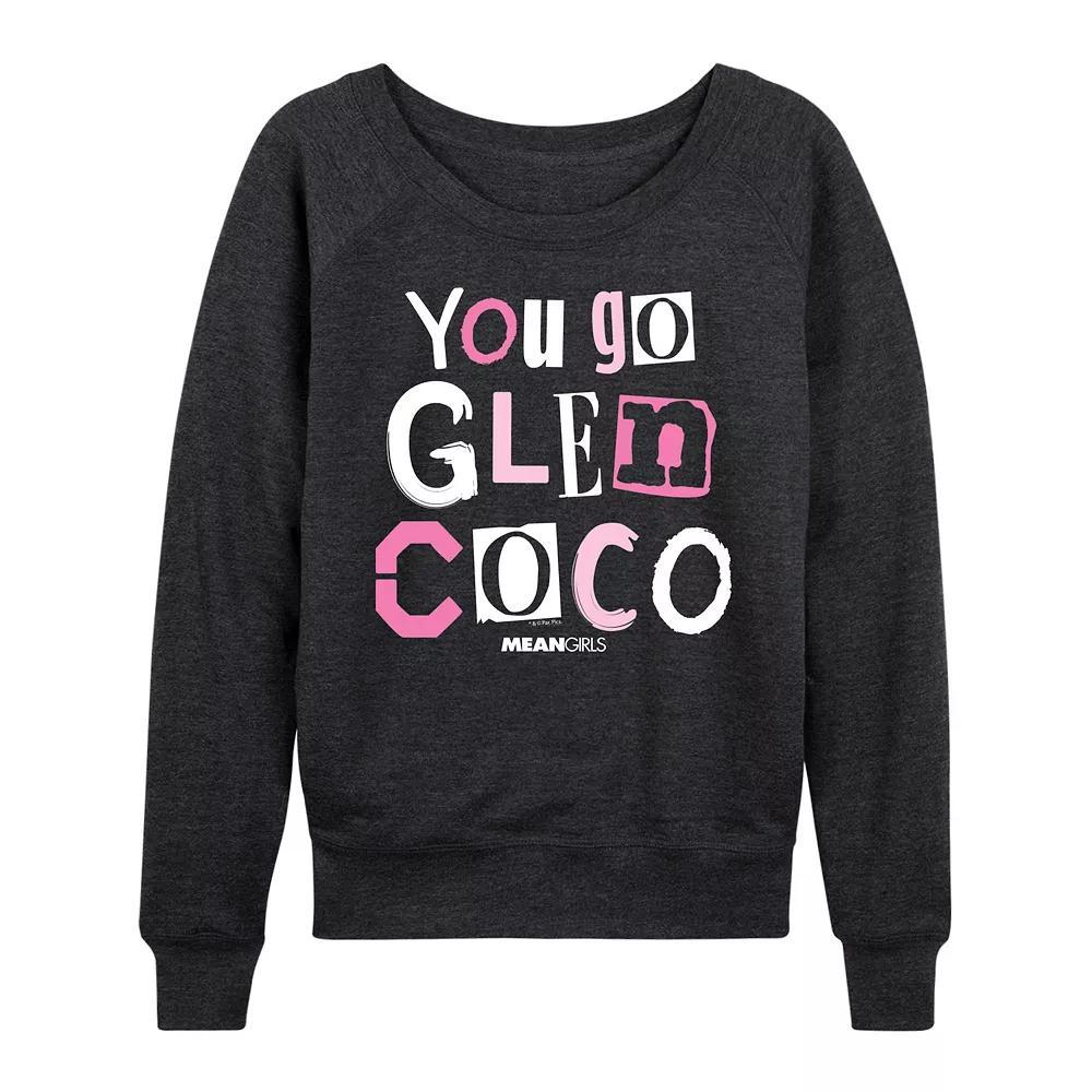 Women's Mean Girls You Go Glen Coco French Terry Long Sleeve Tee,  Product Image