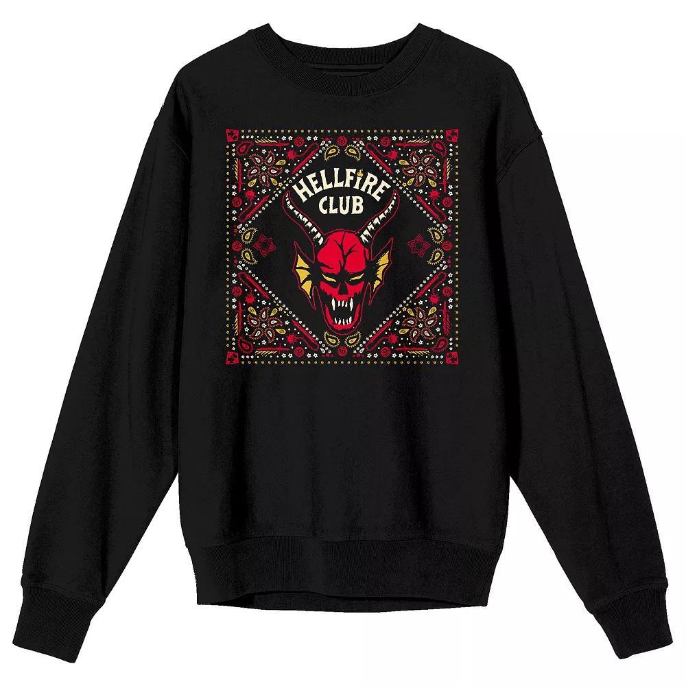 Men's Stranger Things Hellfire Long Sleeve Graphic Tee,  Product Image