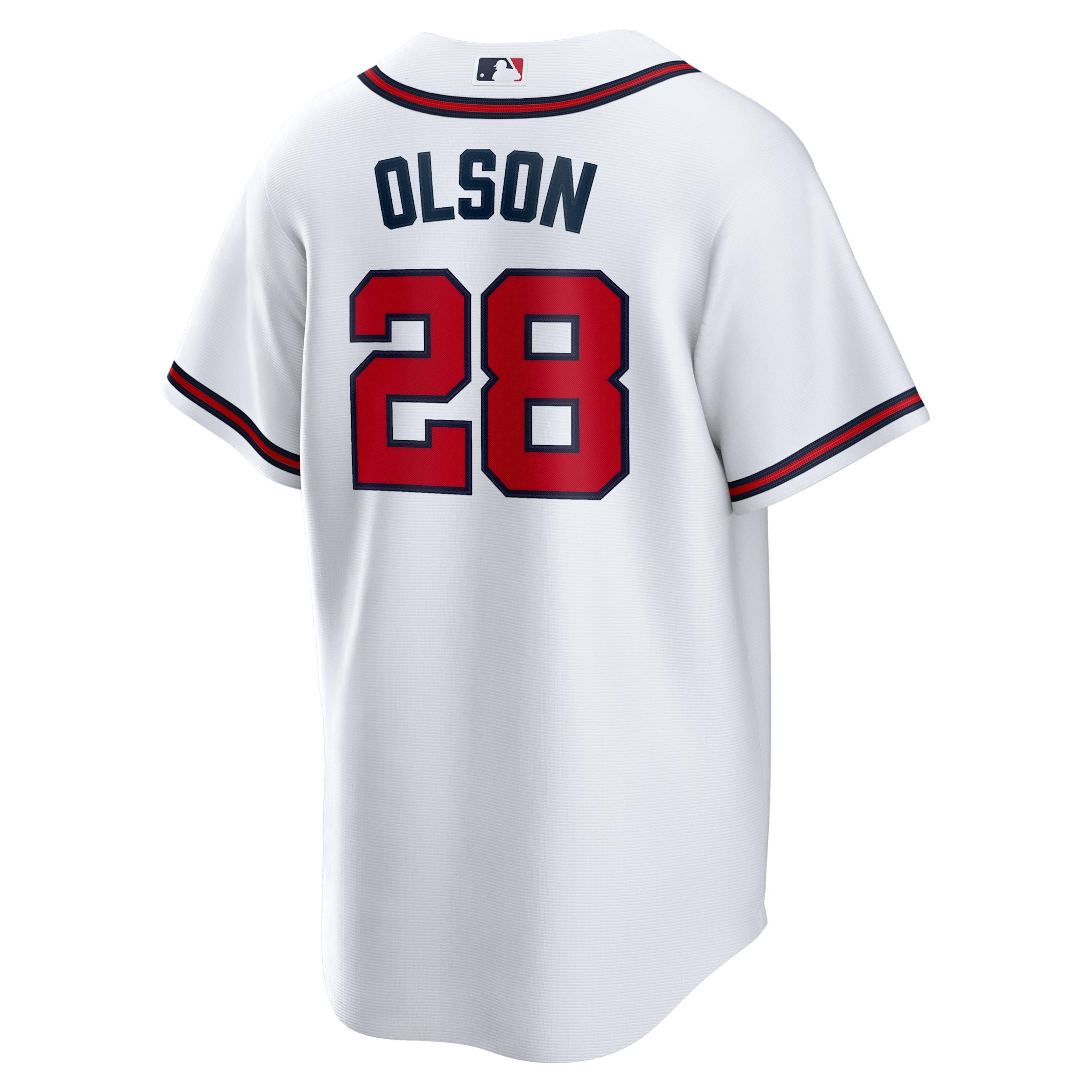 Spencer Strider Atlanta Braves Nike Mens MLB Replica Jersey | T770AWWHAW7-3Z7 Product Image