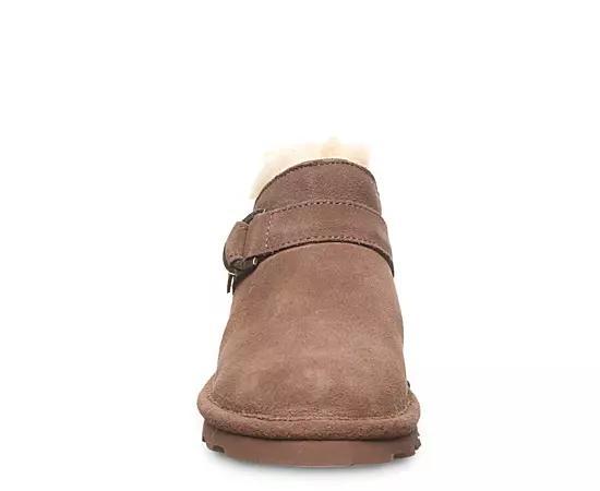 Bearpaw Womens Shorty Buckle Water Resistant Fur Boot Product Image