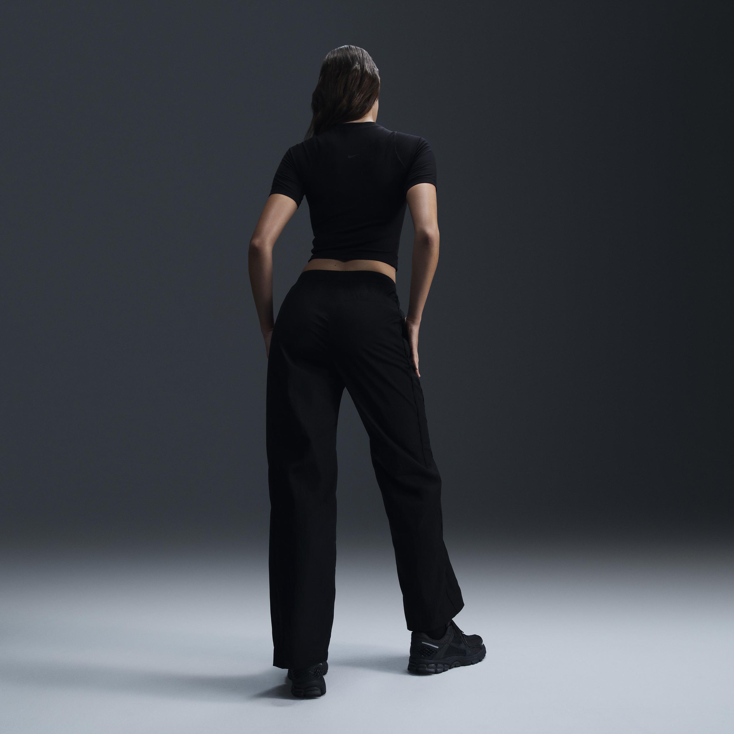 Nike Womens Windrunner High-Waisted Woven Open-Hem Pants | FV7655-010 Product Image