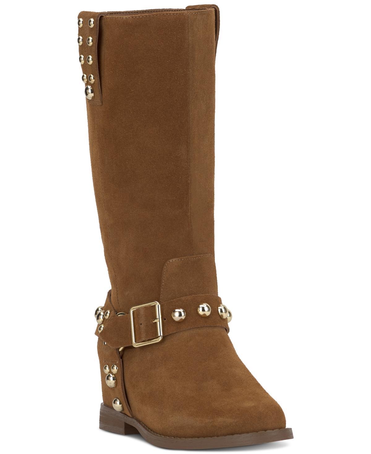 Jessica Simpson Womens Milley Studded Harness Moto Boots Product Image