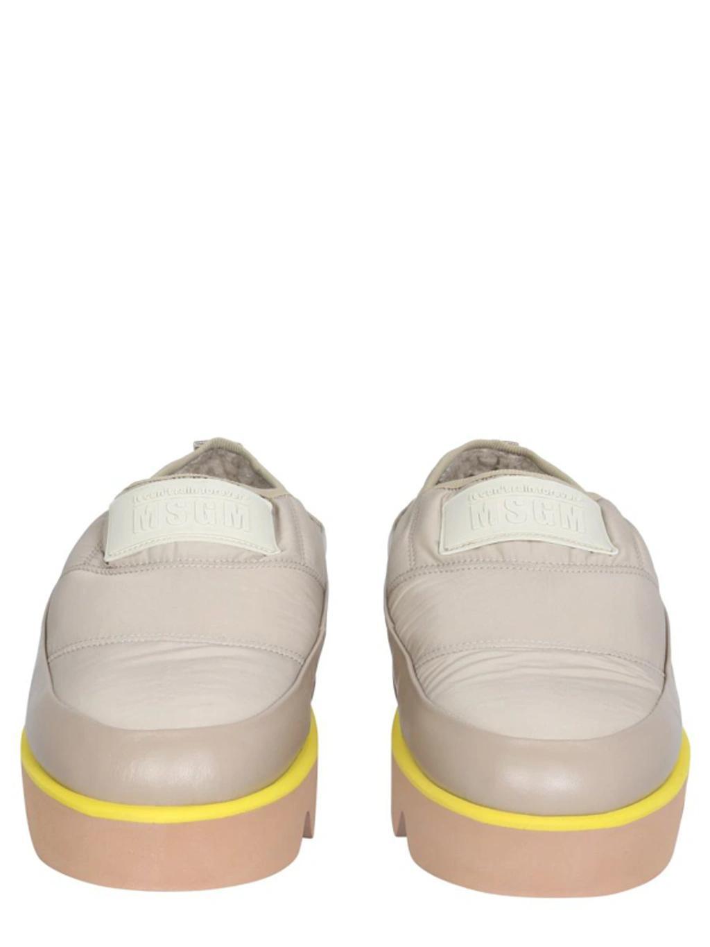 MSGM Womens Beige Sneakers Product Image