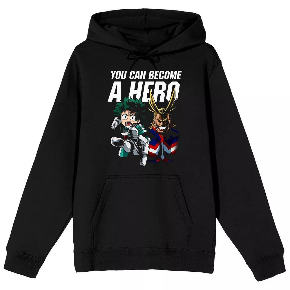 Men's My Hero Academia Hoodie, Size: Medium, Black Product Image