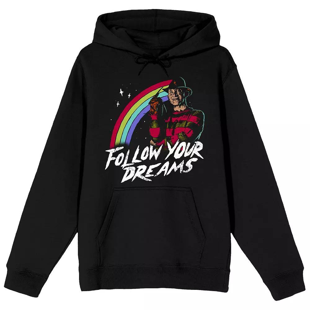 Men's Nightmare On Elm Street Hoodie, Size: XL, Black Product Image