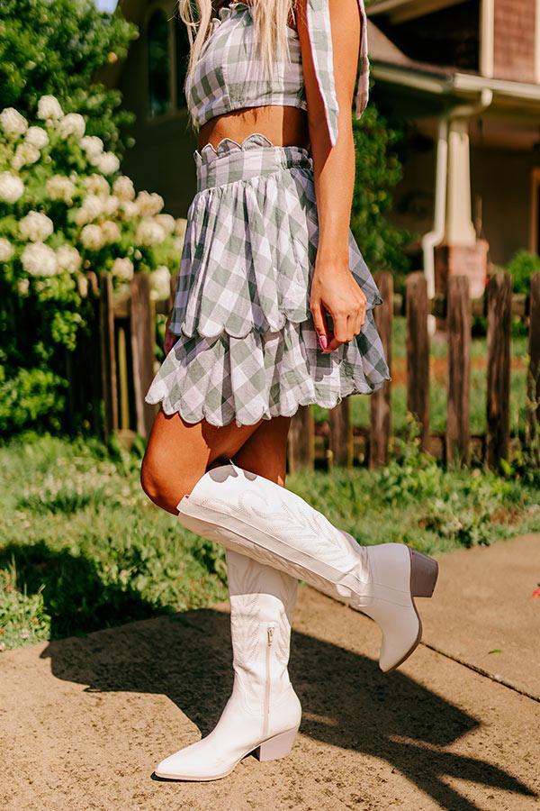 Only Good Karma Skirt In Pear Product Image