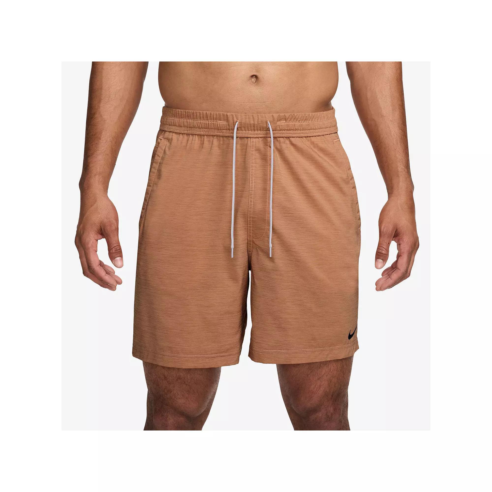 Men's Nike Form Dri-FIT 7-in. Unlined Versatile Shorts, Size: XXL, Dark Russet Product Image