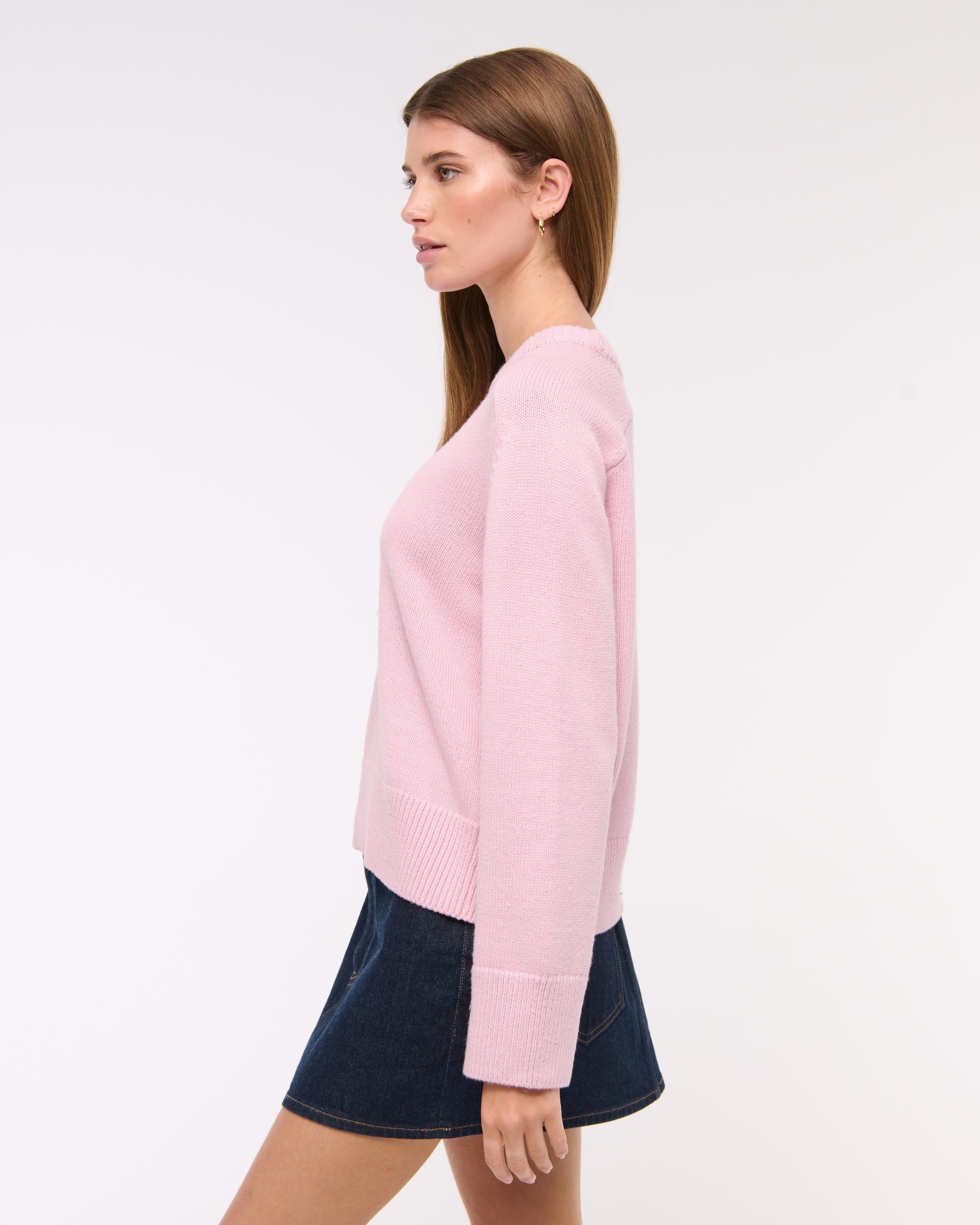 The A&F Madeline Crew Sweater Product Image