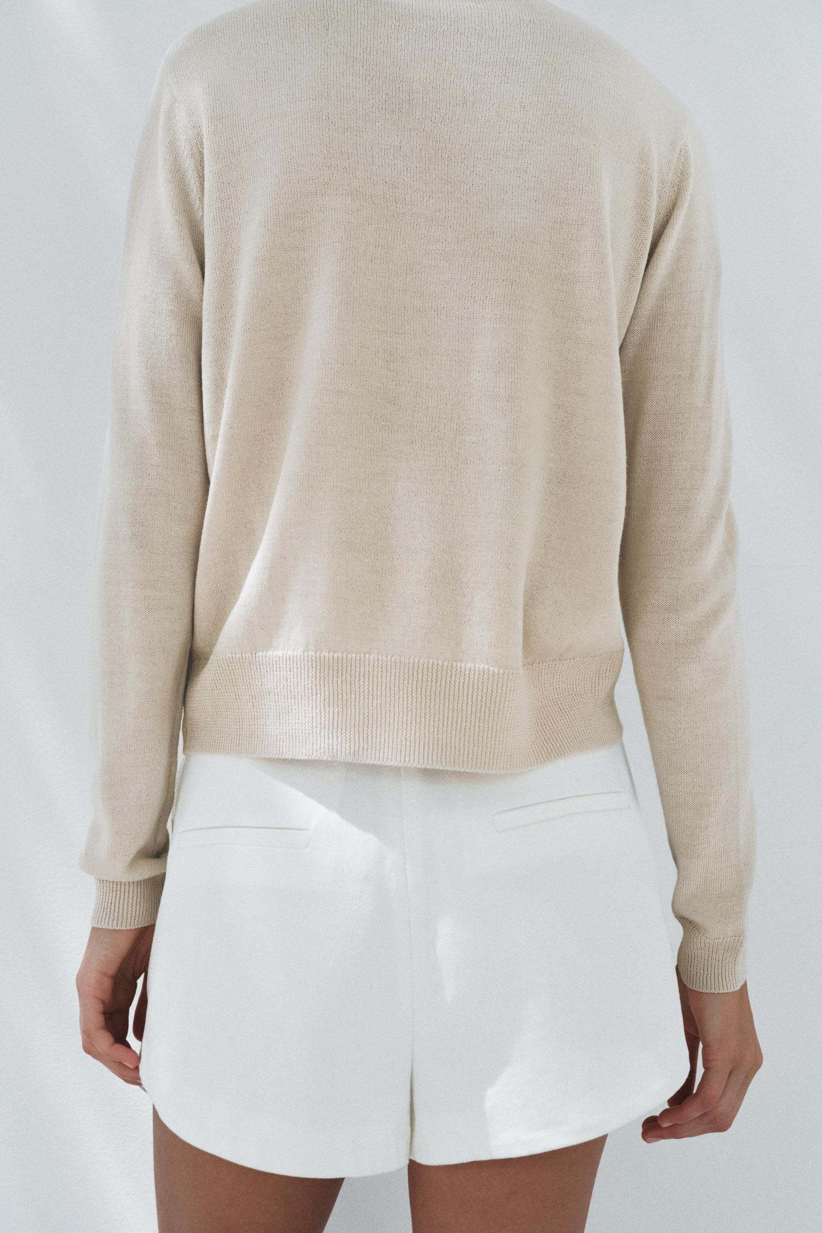 BASIC WOOL BLEND KNIT SWEATER Product Image