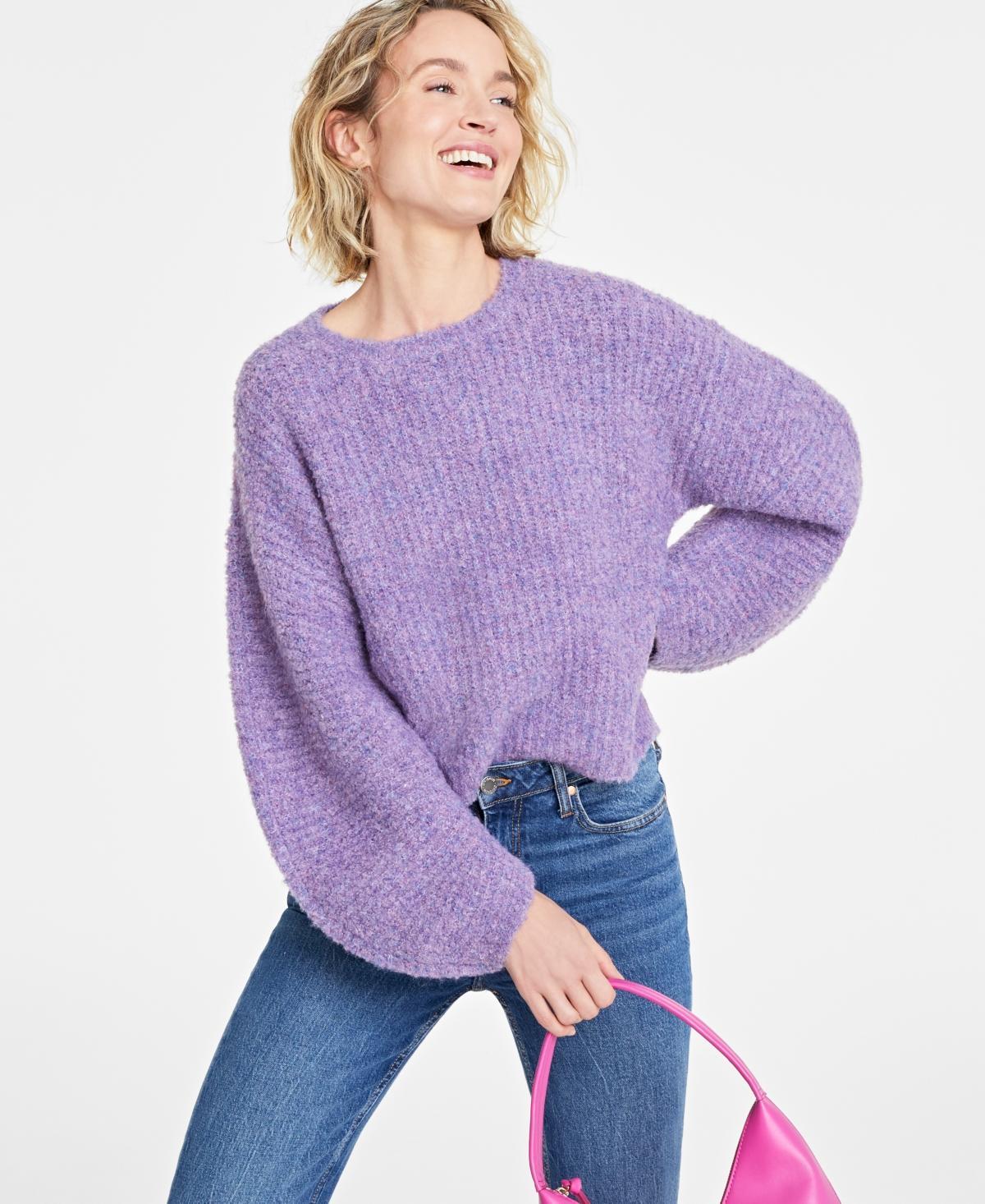 On 34th Womens Marled Boucle Sweater, Created for Macys Product Image