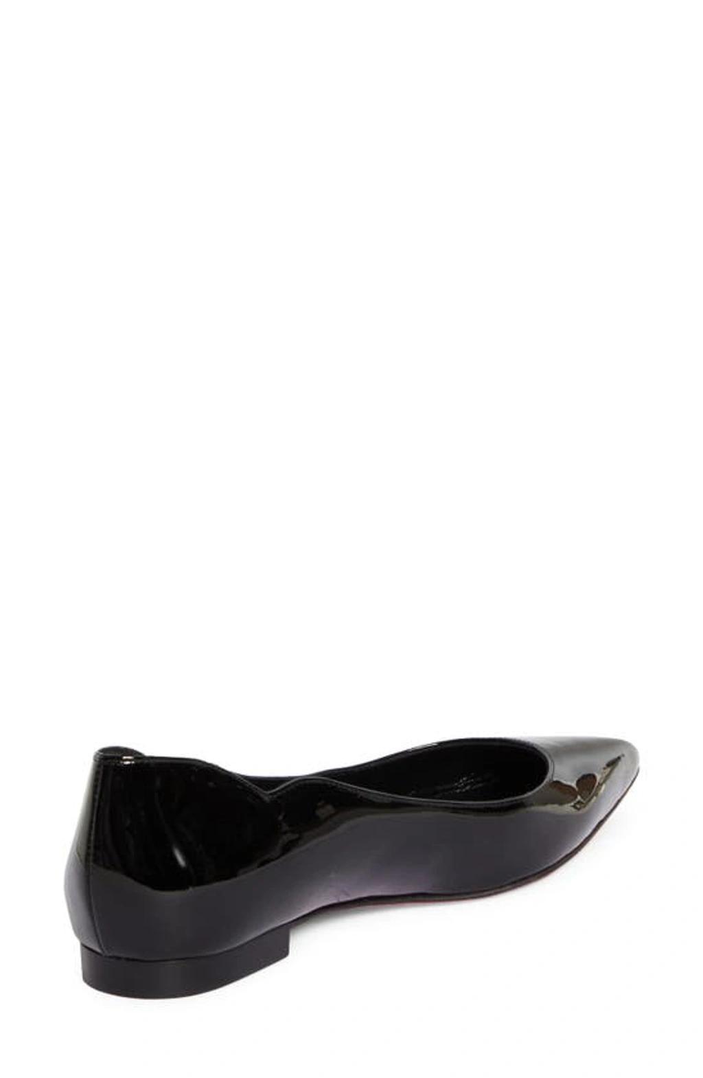 CHRISTIAN LOUBOUTIN Hot Chickita Pointed Toe Flat In Black Product Image