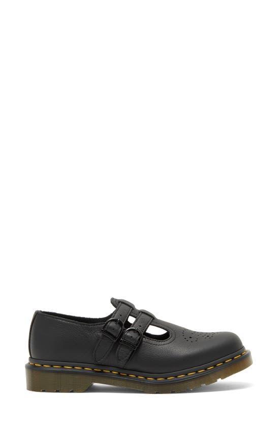 DR. MARTENS' 8065 Virginia Leather Mary Jane Shoes In Black Virginia Product Image