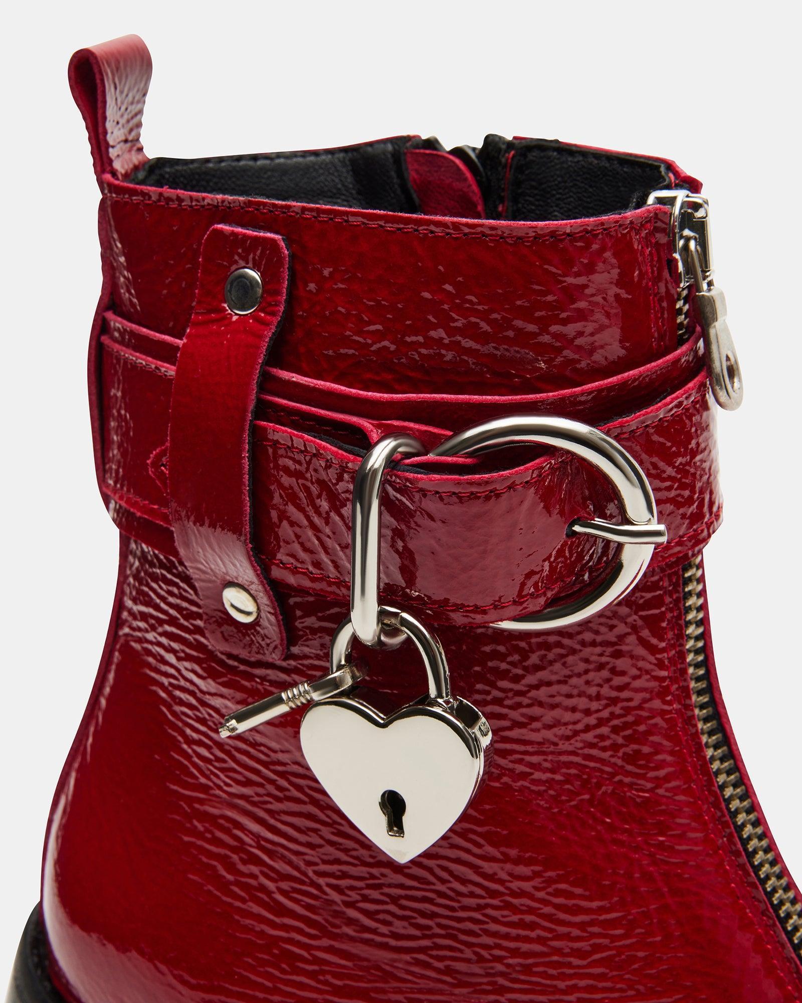 CHARM RED LEATHER Female Product Image