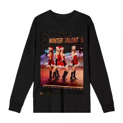 Juniors Mean Girls Womens Crew Neck Long Sleeve Graphic T-Shirt Product Image