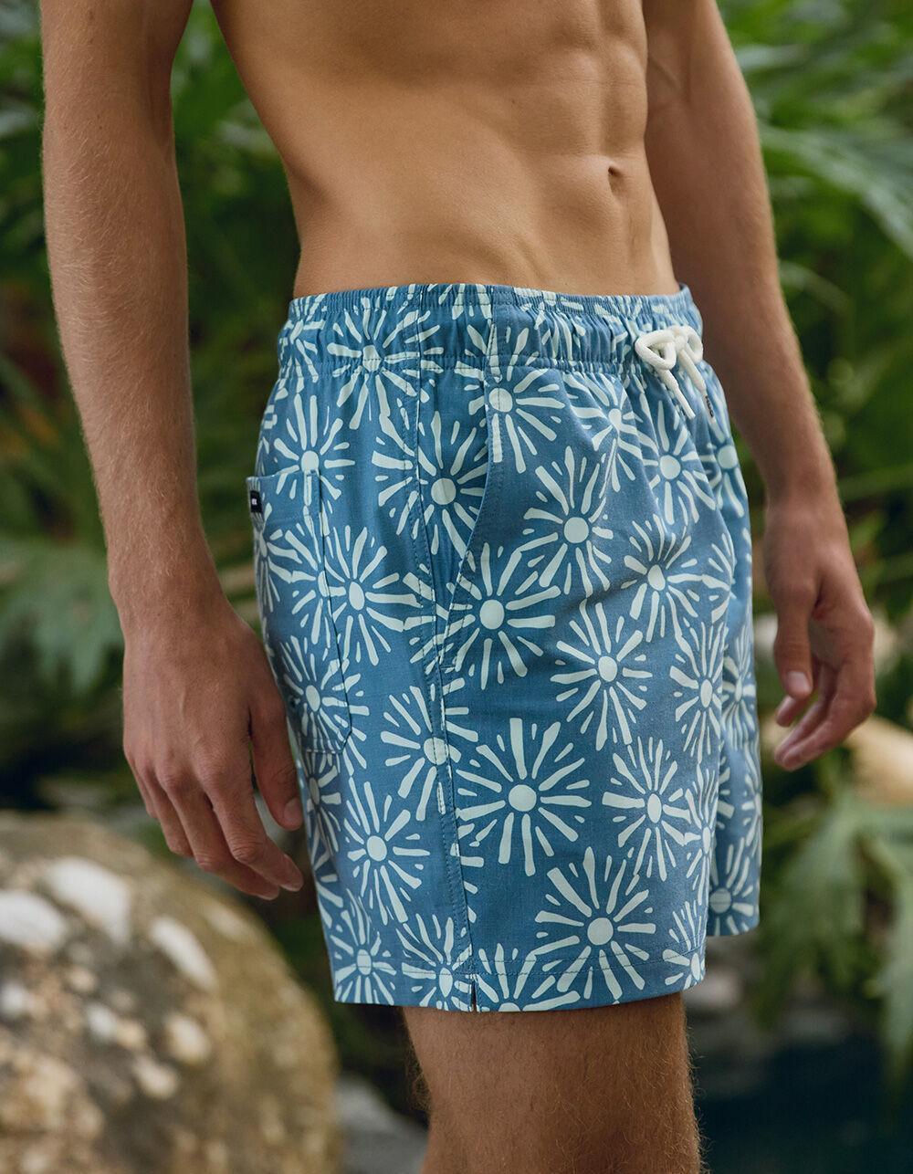 RSQ Mens Daisy Cluster Swim Shorts Product Image