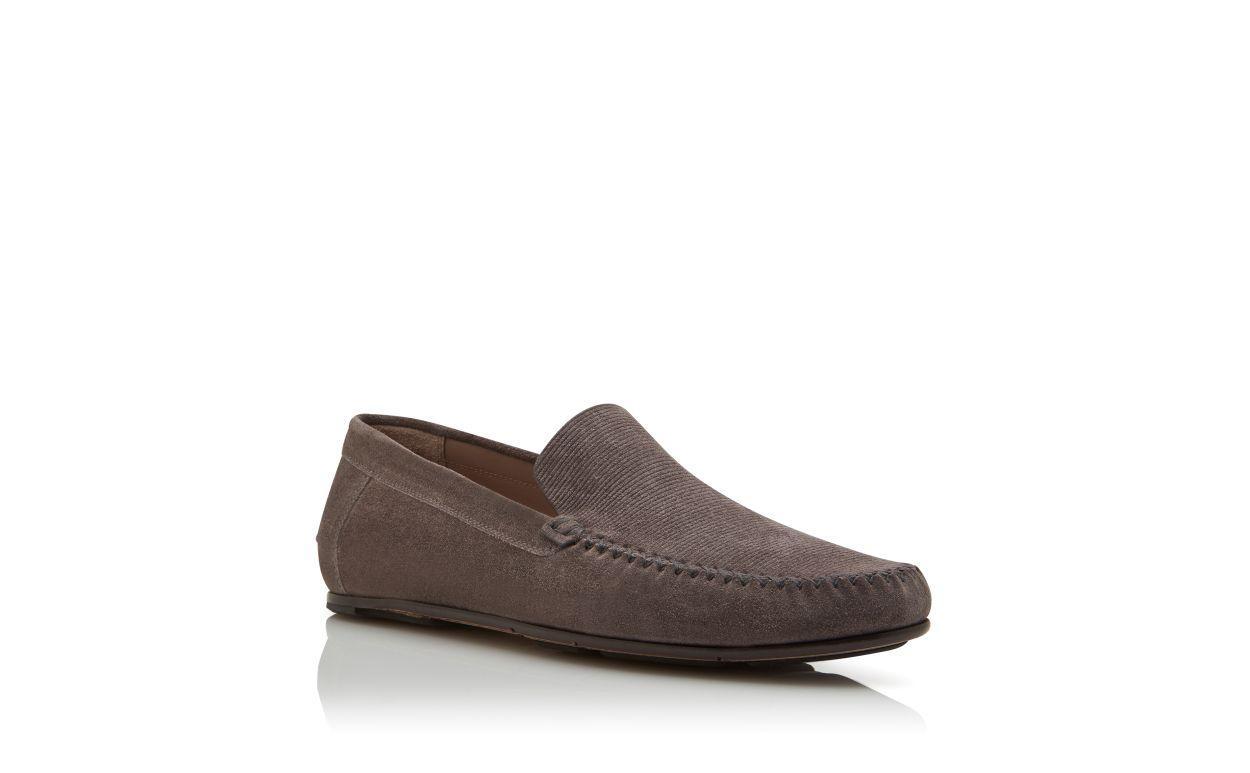 ALDER Grey Suede Slippers Product Image