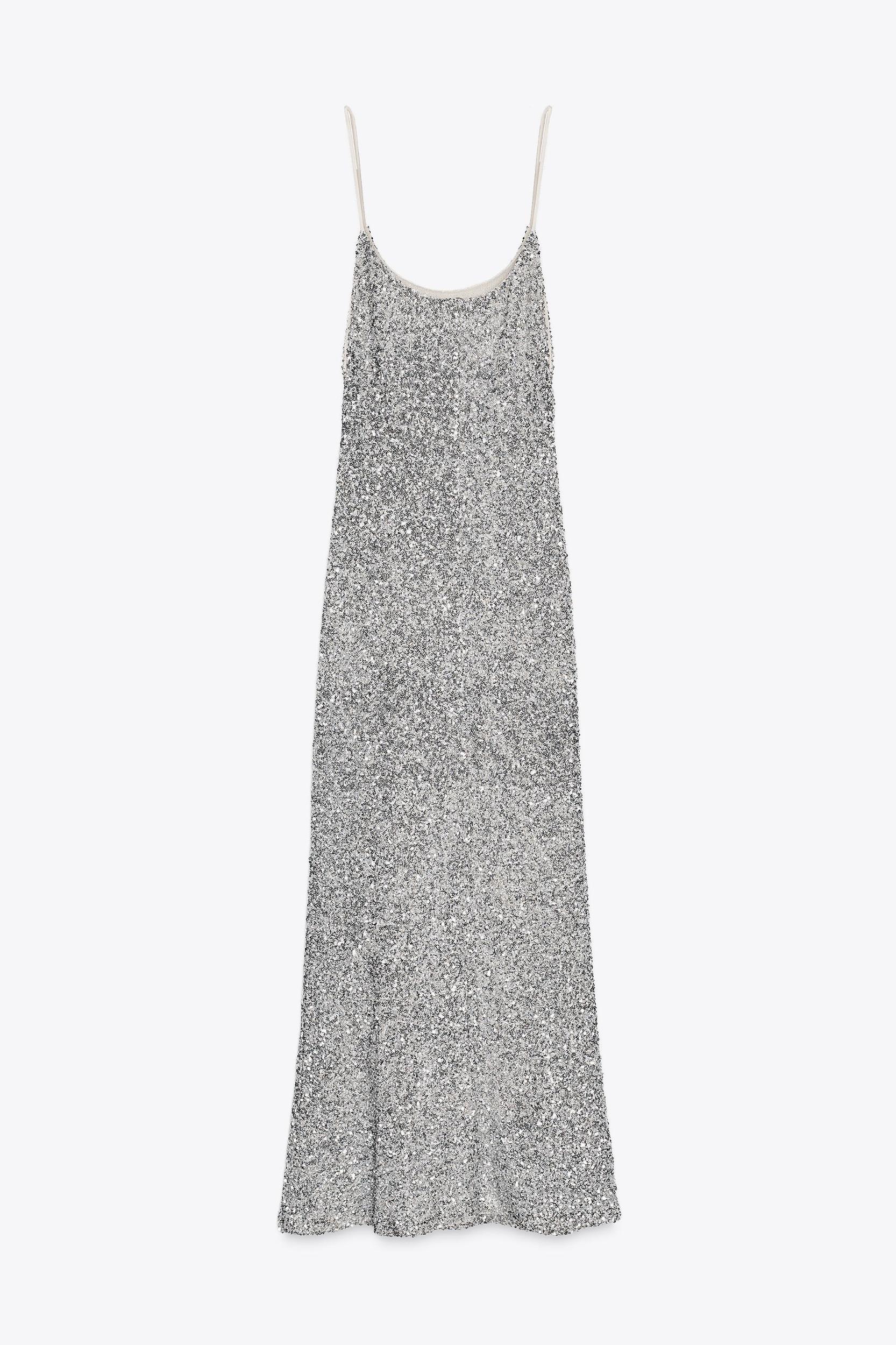 SEQUIN SLIP DRESS Product Image