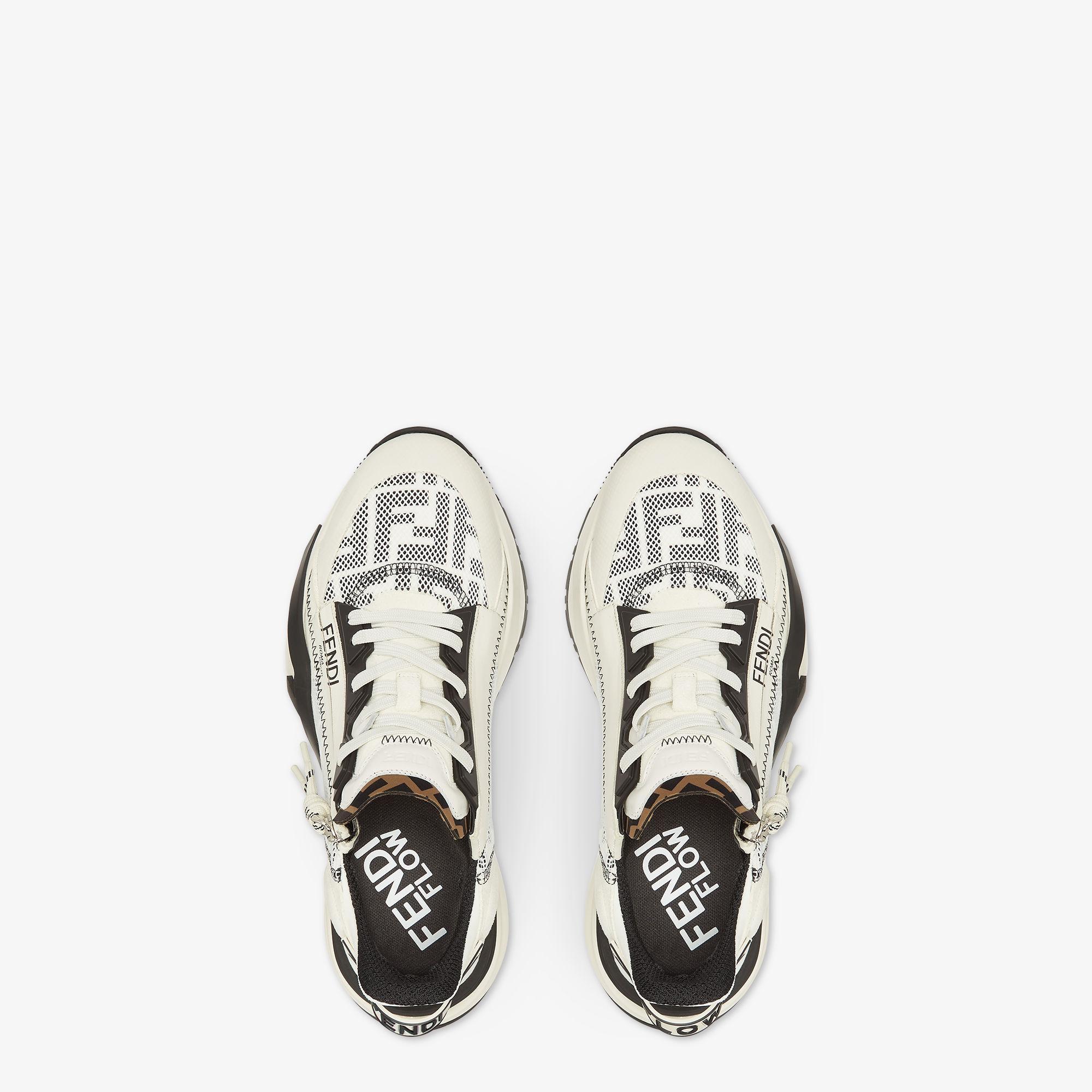 Fendi Flow SneakersWhite FF Lycra® running shoe Product Image