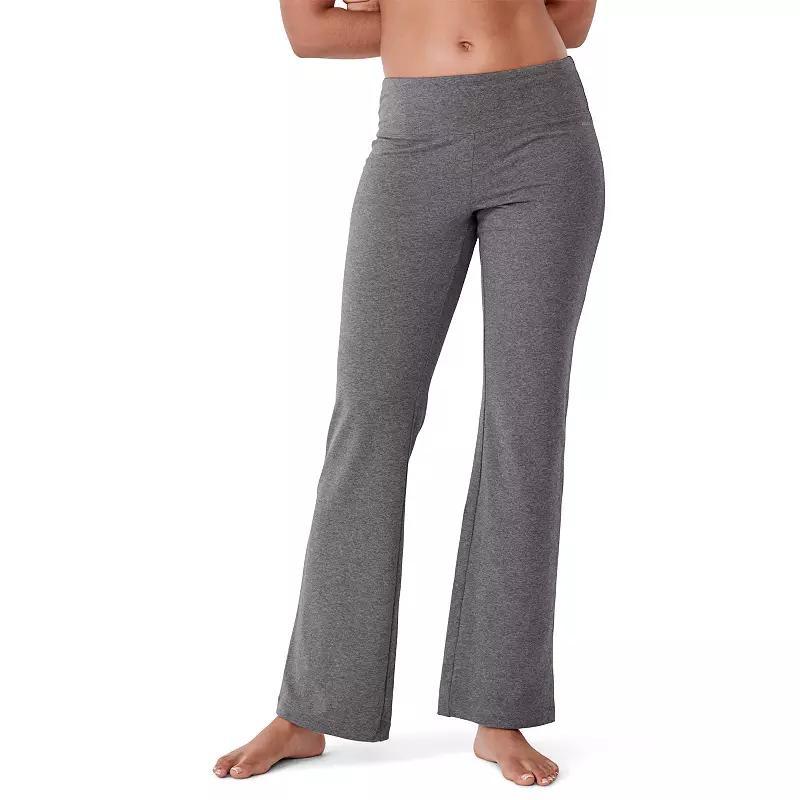 Womens Jockey Sport Slim Bootcut Pants Grey Product Image