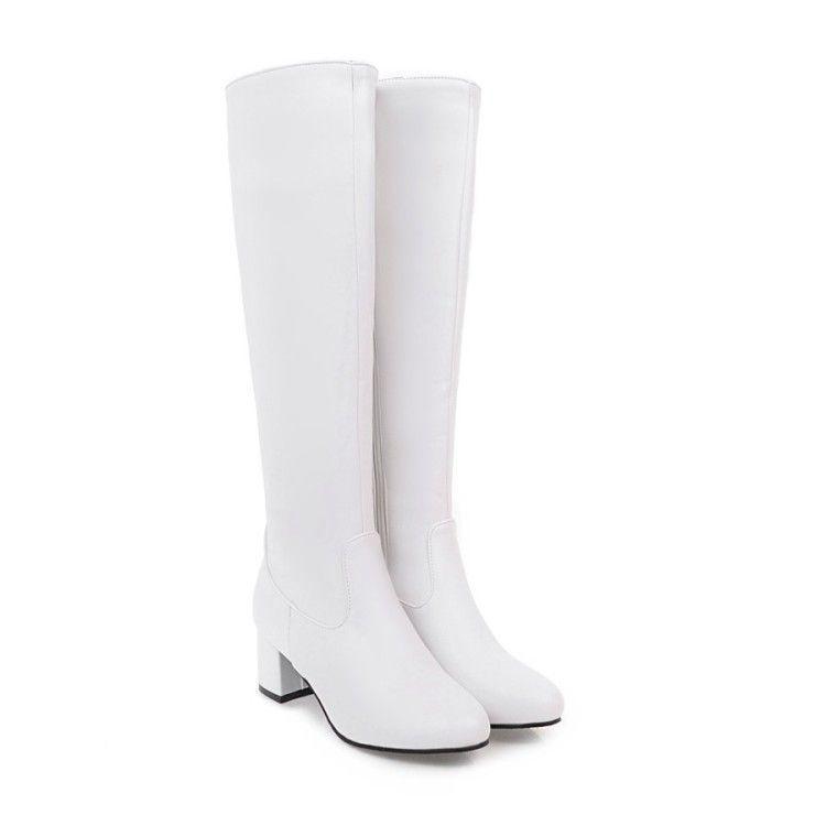 Chunky-Heel Long Boots Product Image