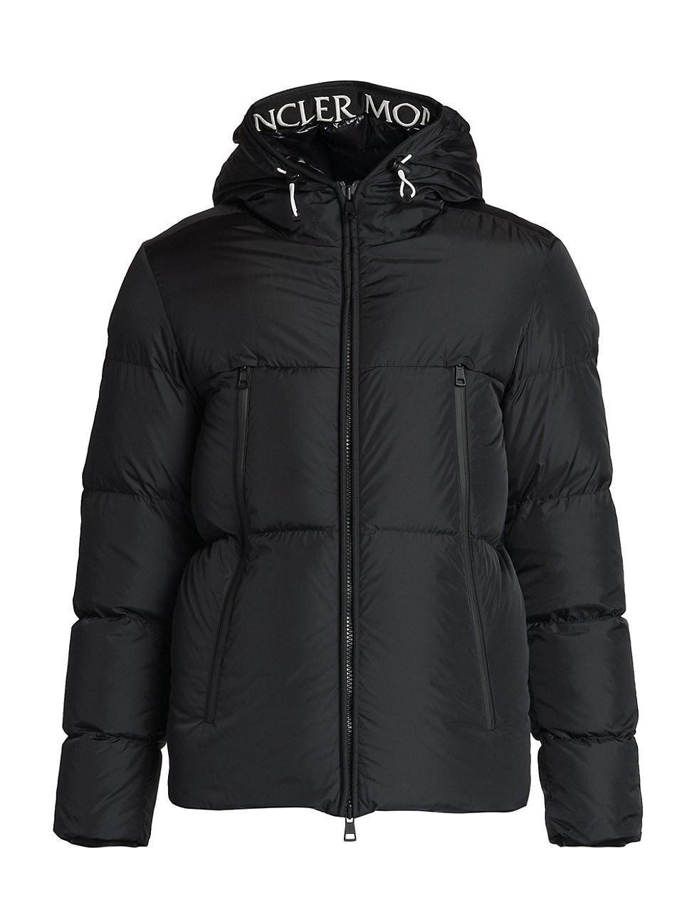 Mens Montcla Logo Hooded Down Jacket Product Image