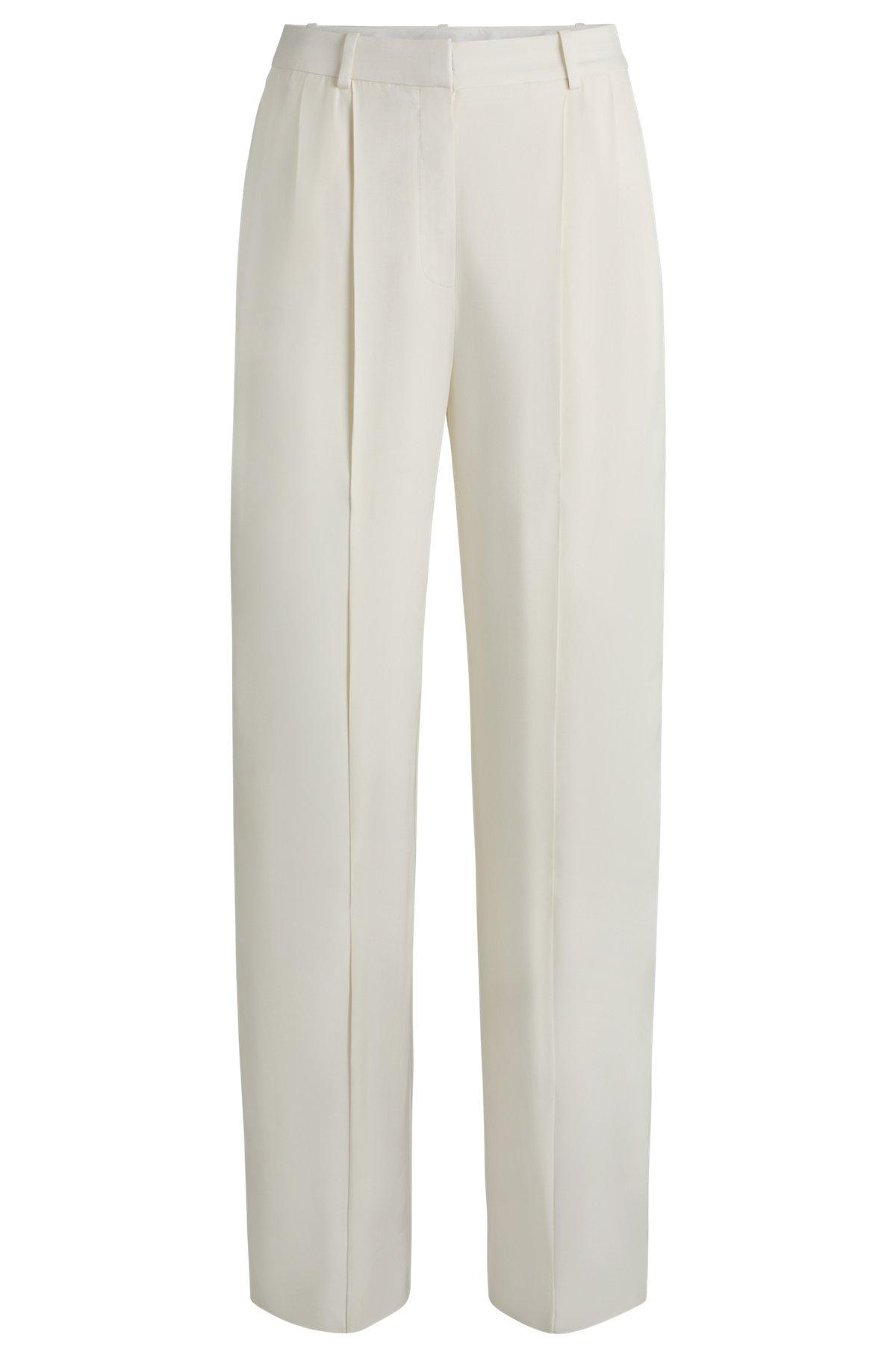 Relaxed-fit trousers with a wide leg Product Image