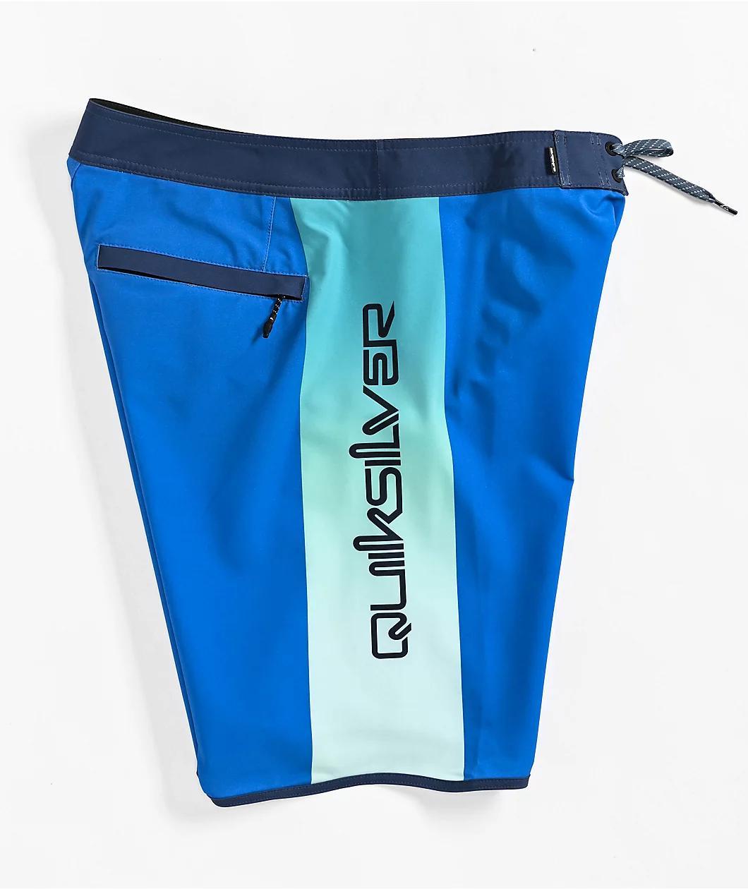 Quiksilver Surfsilk Holmes Nebulas Blue Board Shorts Product Image