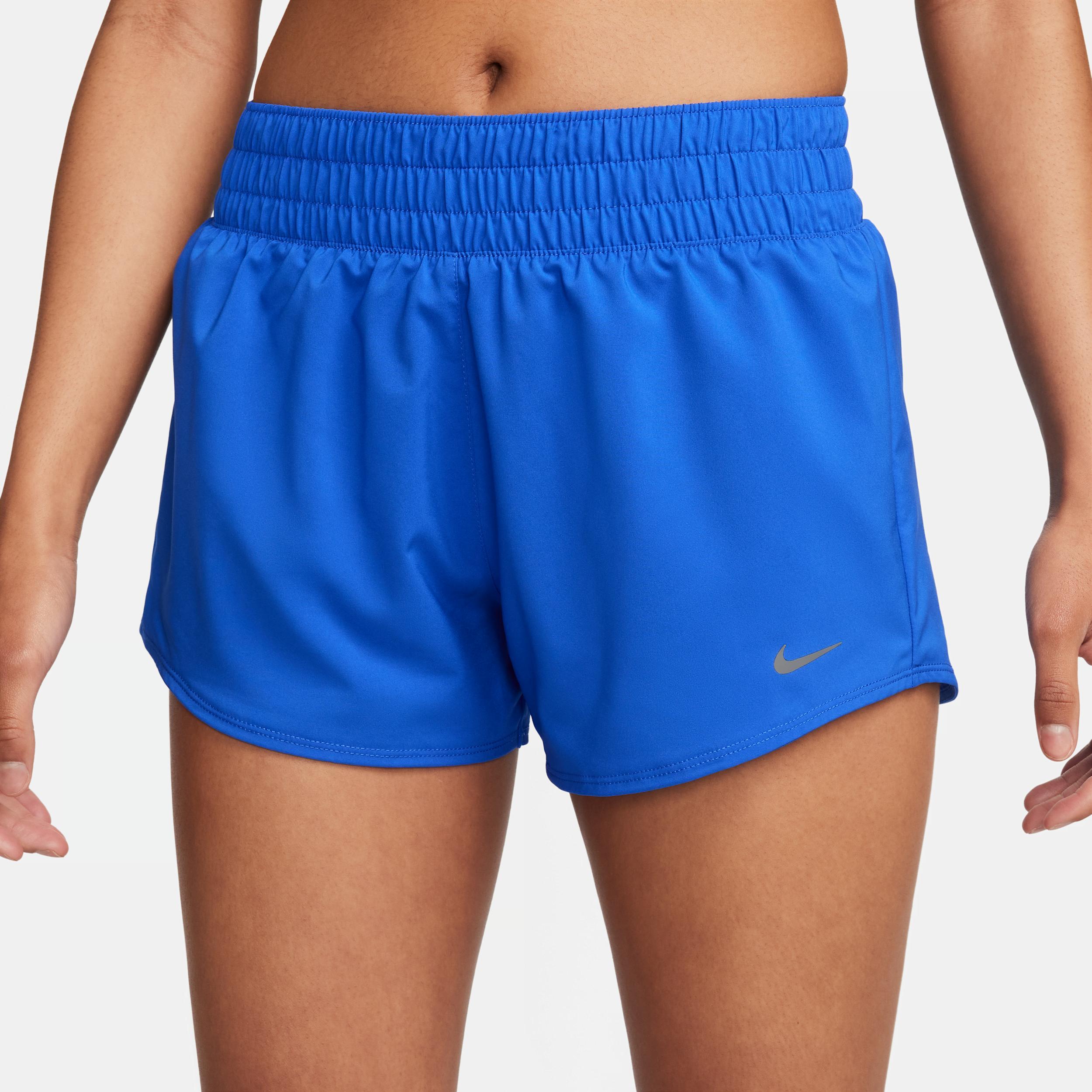 Nike Womens One Dri-FIT Mid-Rise 3 Brief-Lined Shorts Product Image