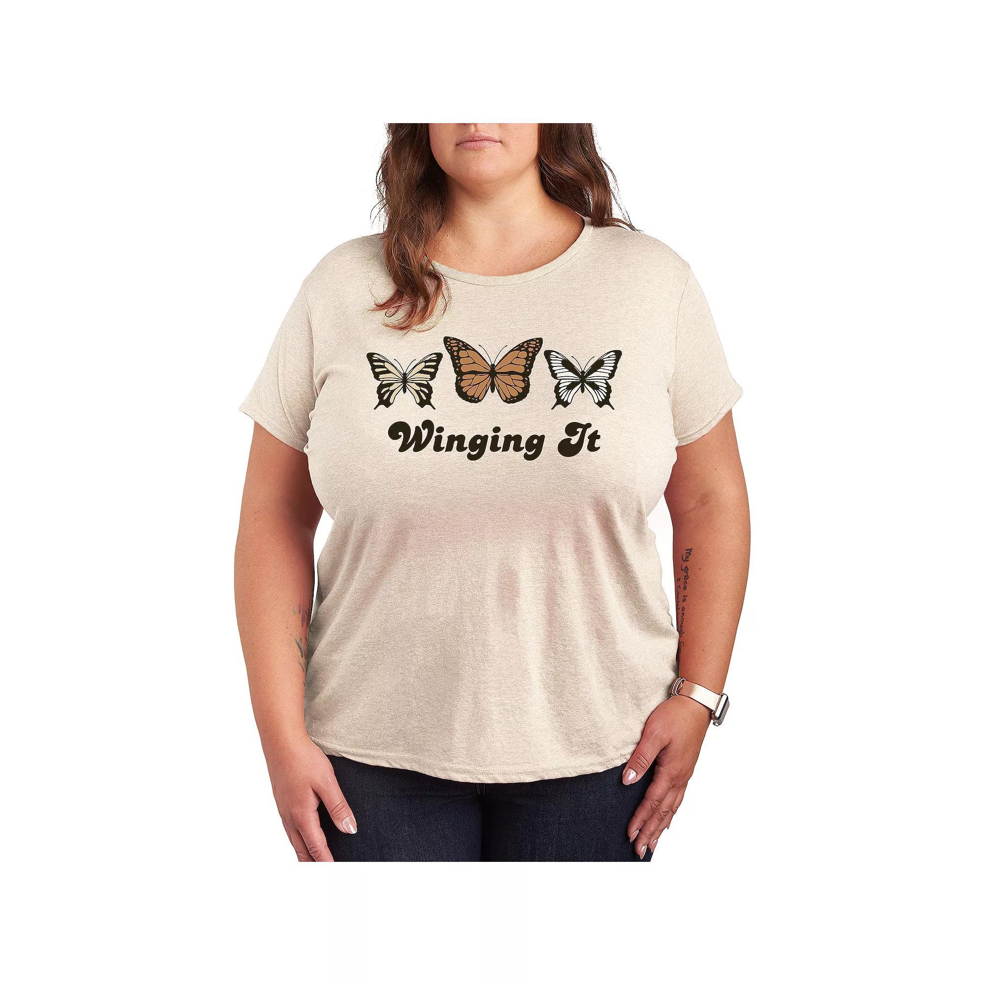 Plus Winging It Graphic Tee, Women's,  Product Image