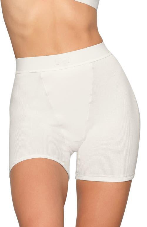 Womens Cotton Rib Boxer Product Image