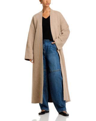 Wool Blend Wrap Coat Product Image
