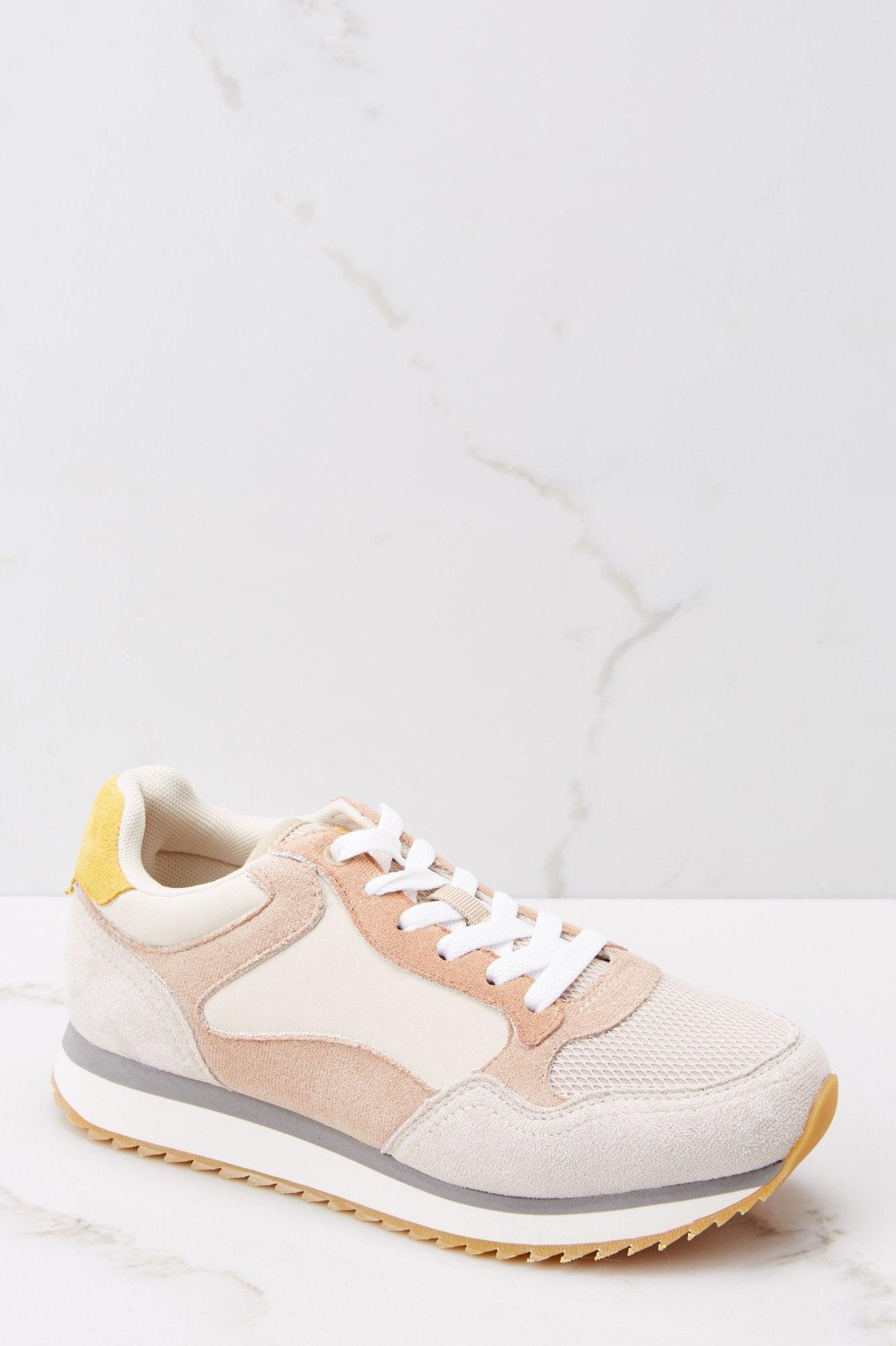 It's A Necessity Taupe Sneakers Product Image