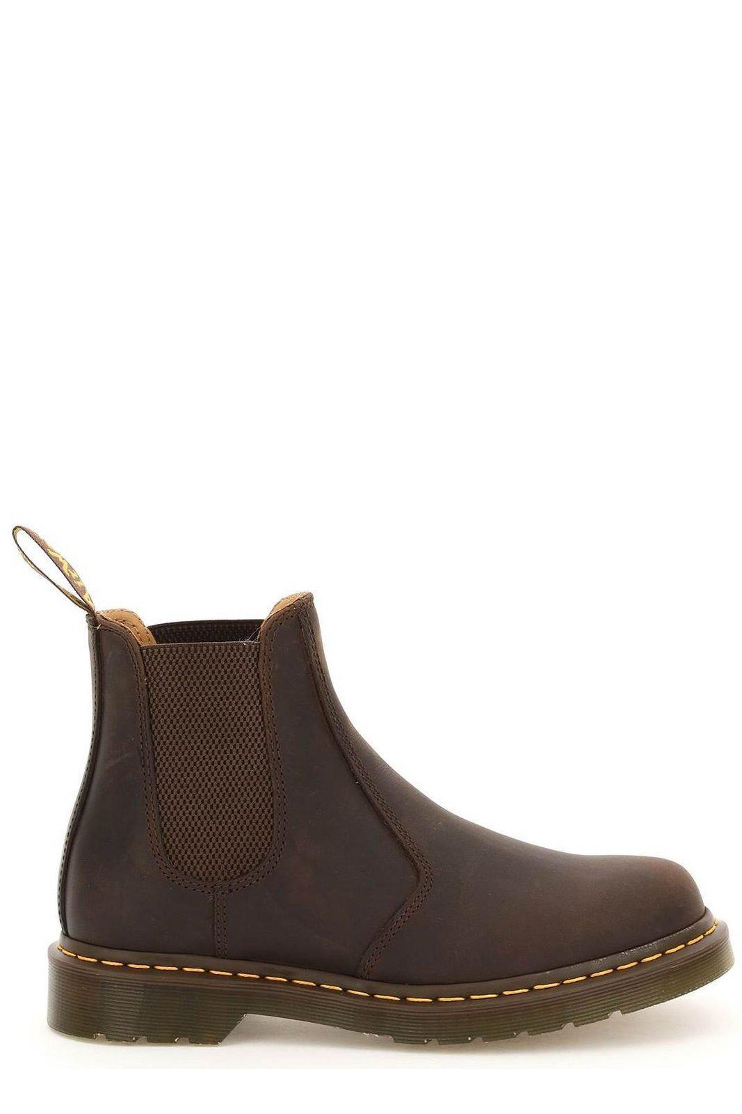 DR. MARTENS' Dr.martens Crazy Horse Leather 2976 Chelsea Boots In Brown Product Image