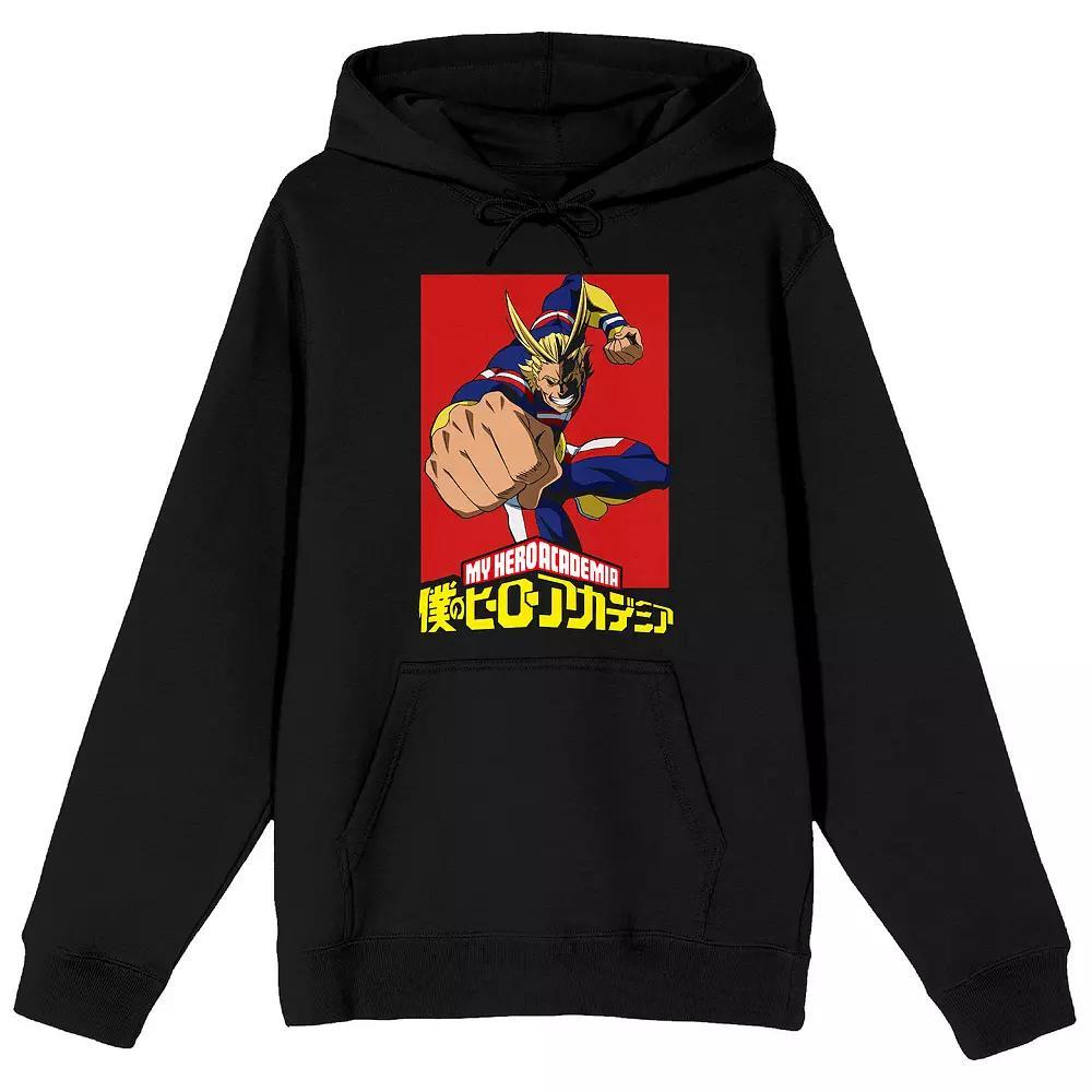 Men's My Hero Academia Anime Hoodie, Size: Small, Black Product Image