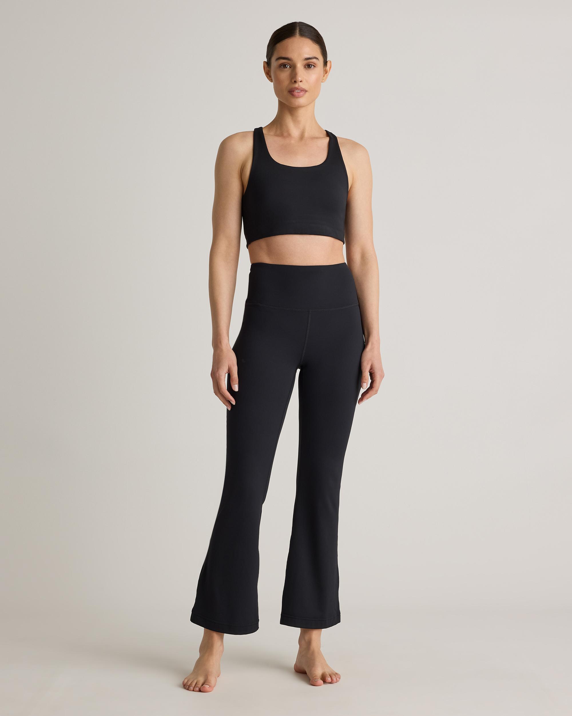 Quince | Women's Ultra-Form High-Rise Flared Pants Size XS, Nylon/Spandex Product Image