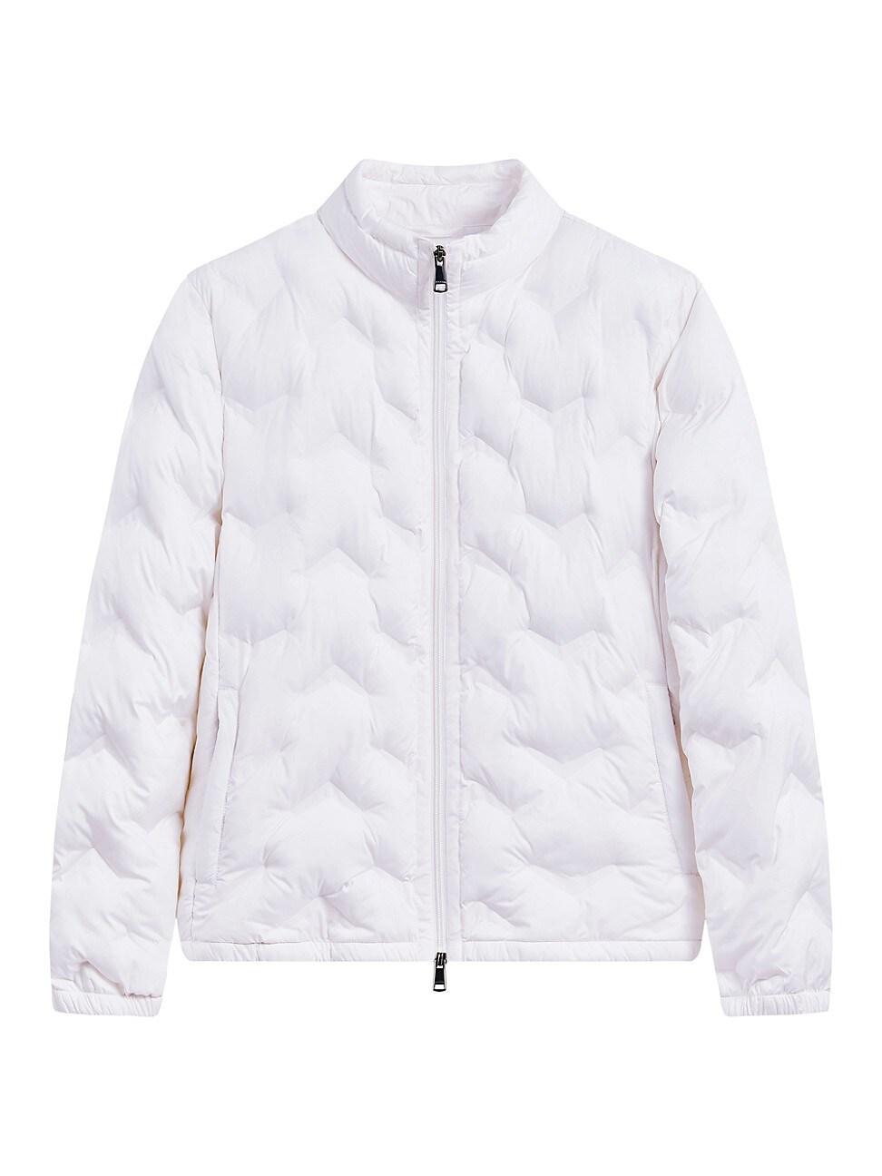 Mens Quilted Zip Bomber Jacket Product Image