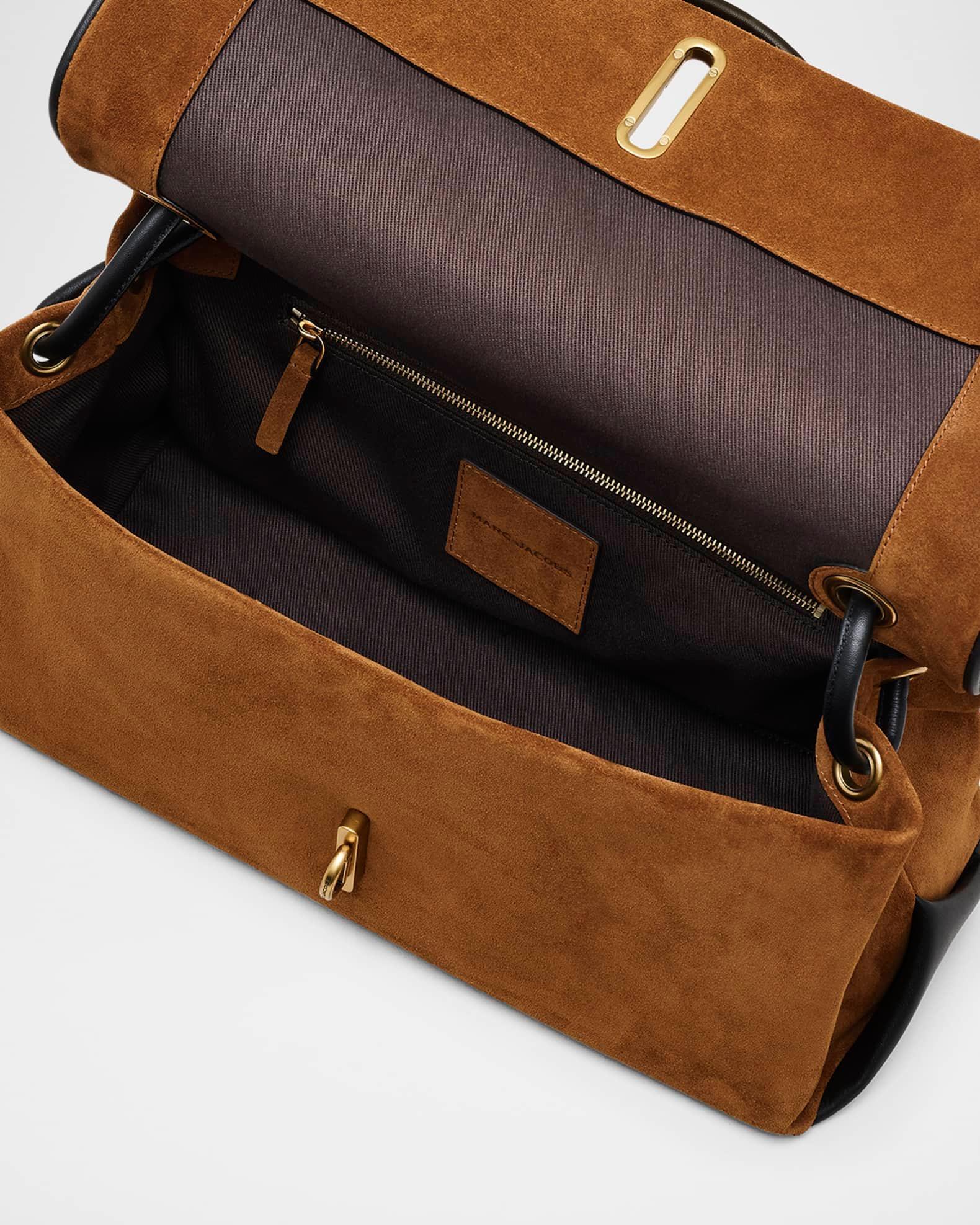 The Large Dual Suede Shoulder Bag  Product Image