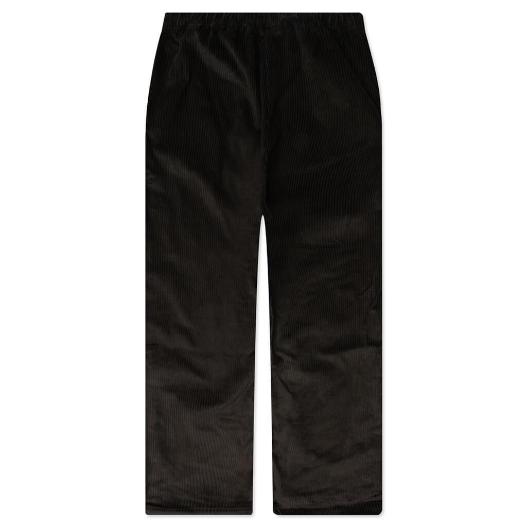 Women's Relaxed Corduroy Trouser - Off Black Female Product Image