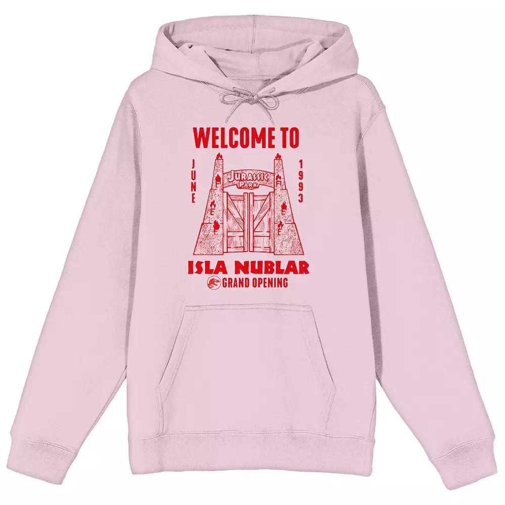 Men's Jurassic Park Welcome to Isle Nublar Graphic Hoodie,  Product Image