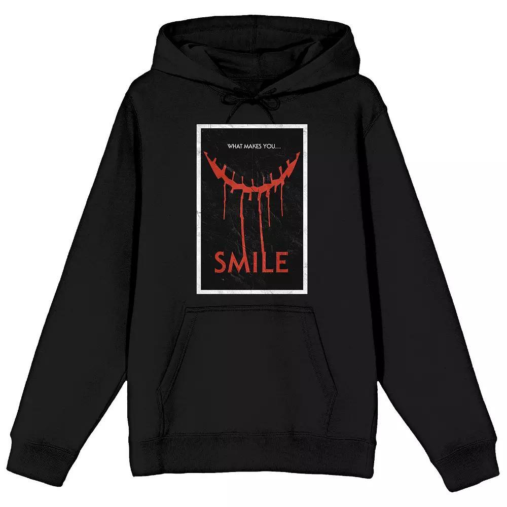 Mens Smile What Makes You Smile Graphic Hoodie Product Image