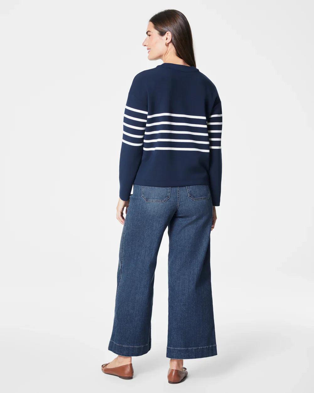 SPANX AirEssentials Striped Cardigan Product Image